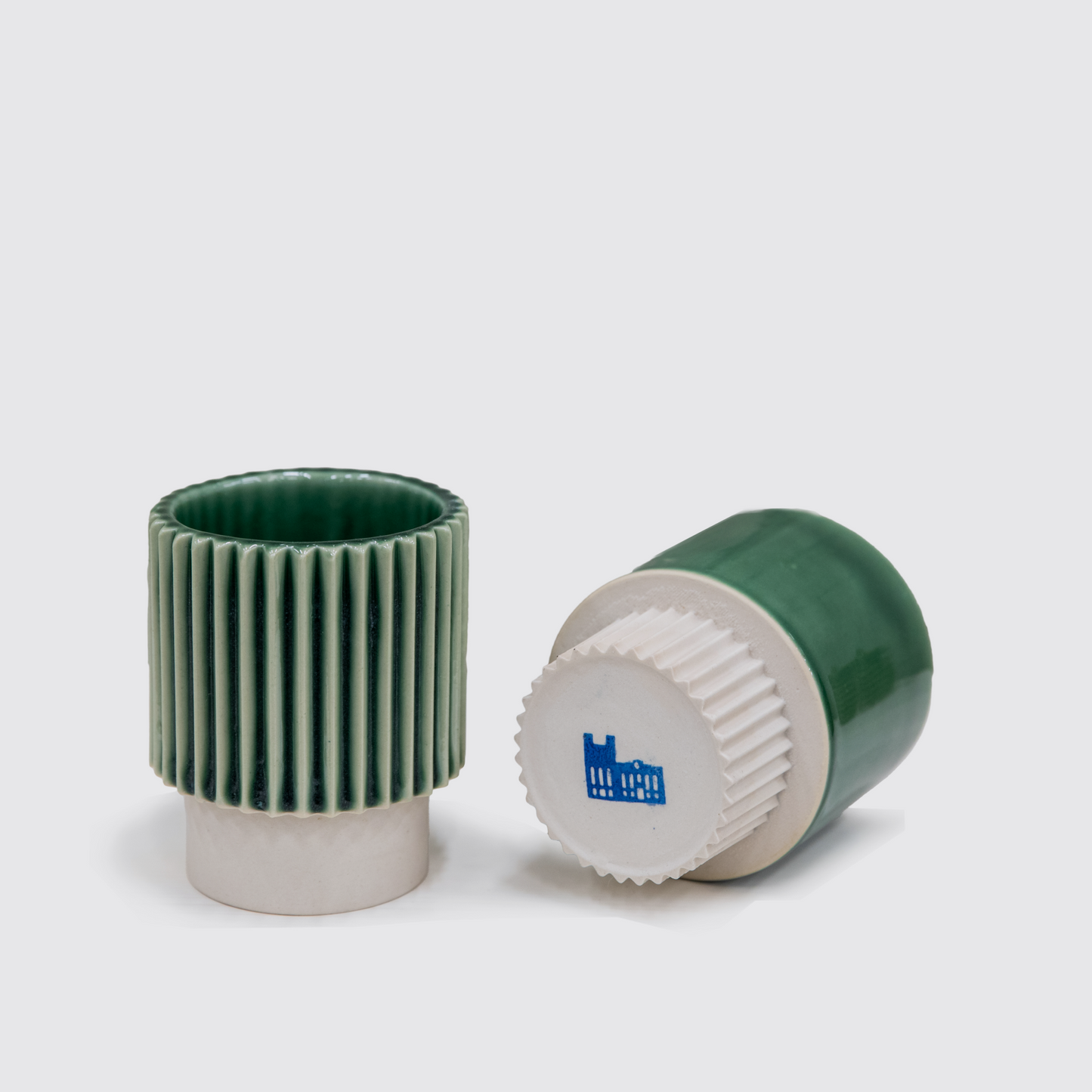 Stackable Mug (green crinkle)
