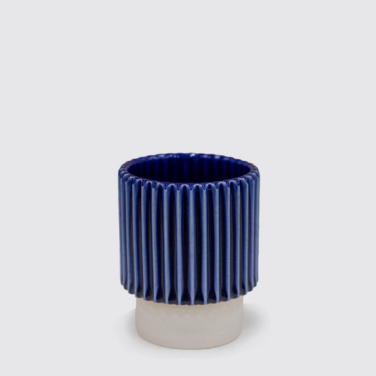 Stackable Mug (blue crinkle)