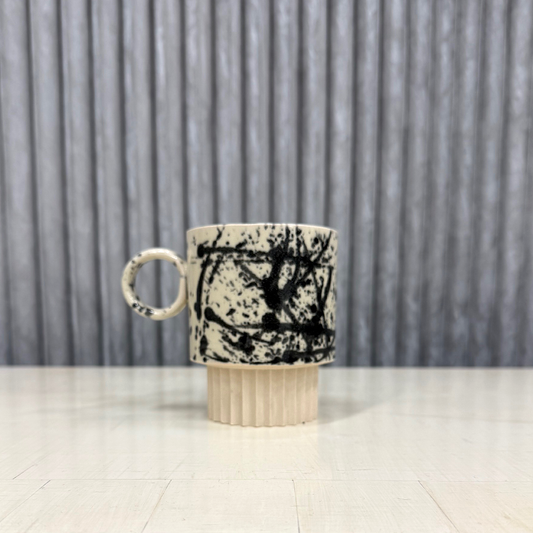 Stackable Mug with Handle (splatter)